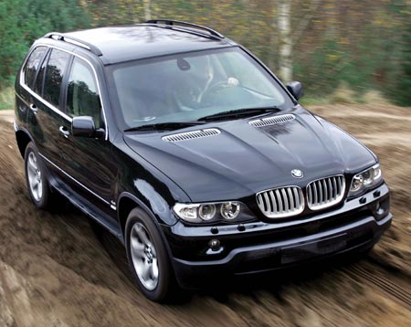 Off-road with the BMW X5