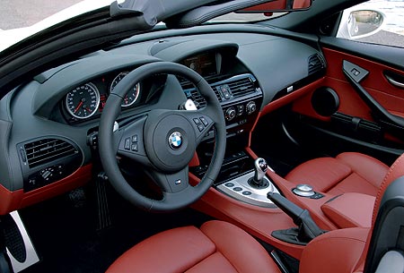 BMW M6 Convertible interior