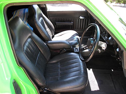 The seats in a 1976 Holden Sandman