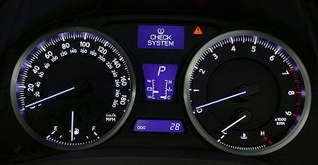 Lexus concept dashboard
