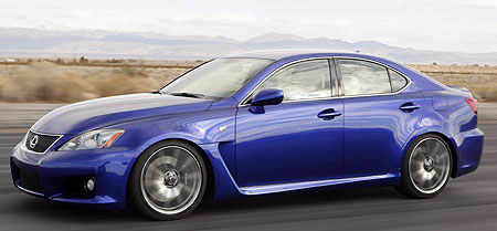 Lexus IS-F luxury sports sedan 