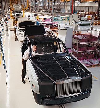 Rolls-Royce Production Line
