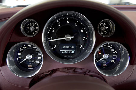 Bugatti Veyron dashboard