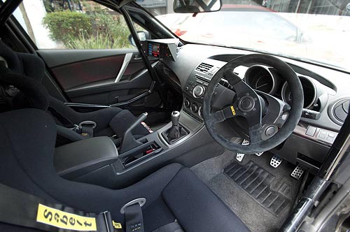 The cockpit of the new Mazda3 MPS