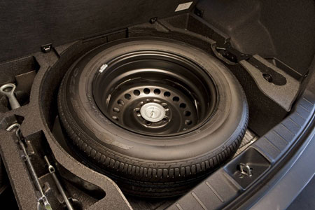 A full-size spare is what you would expect in an SUV ... but you never know for sure till you have a look