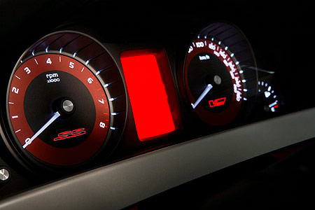 Holden Redline SSV dashboard