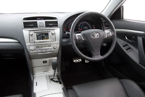 The interior of the Toyota Aurion Sportivo ZR6